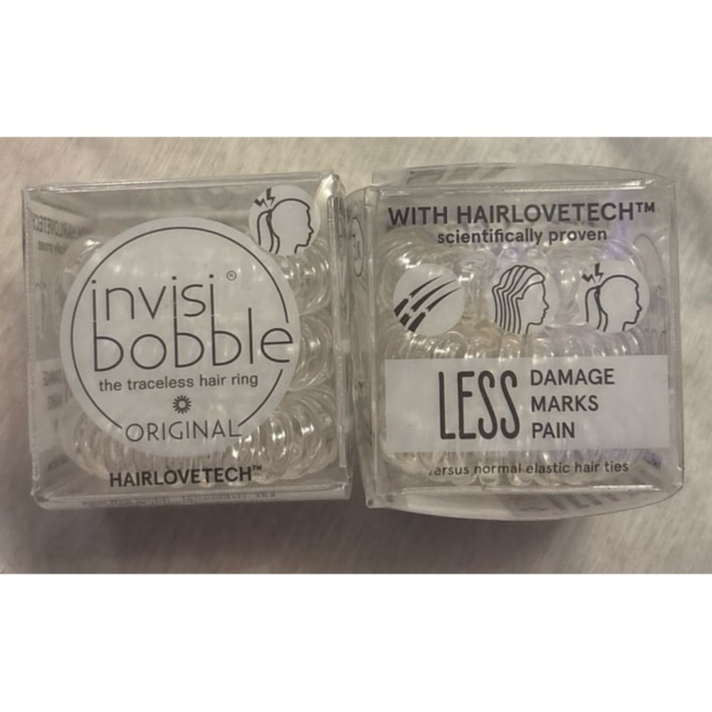 NEW Invisibobble - The Traceless Hair Ring 3pk x2